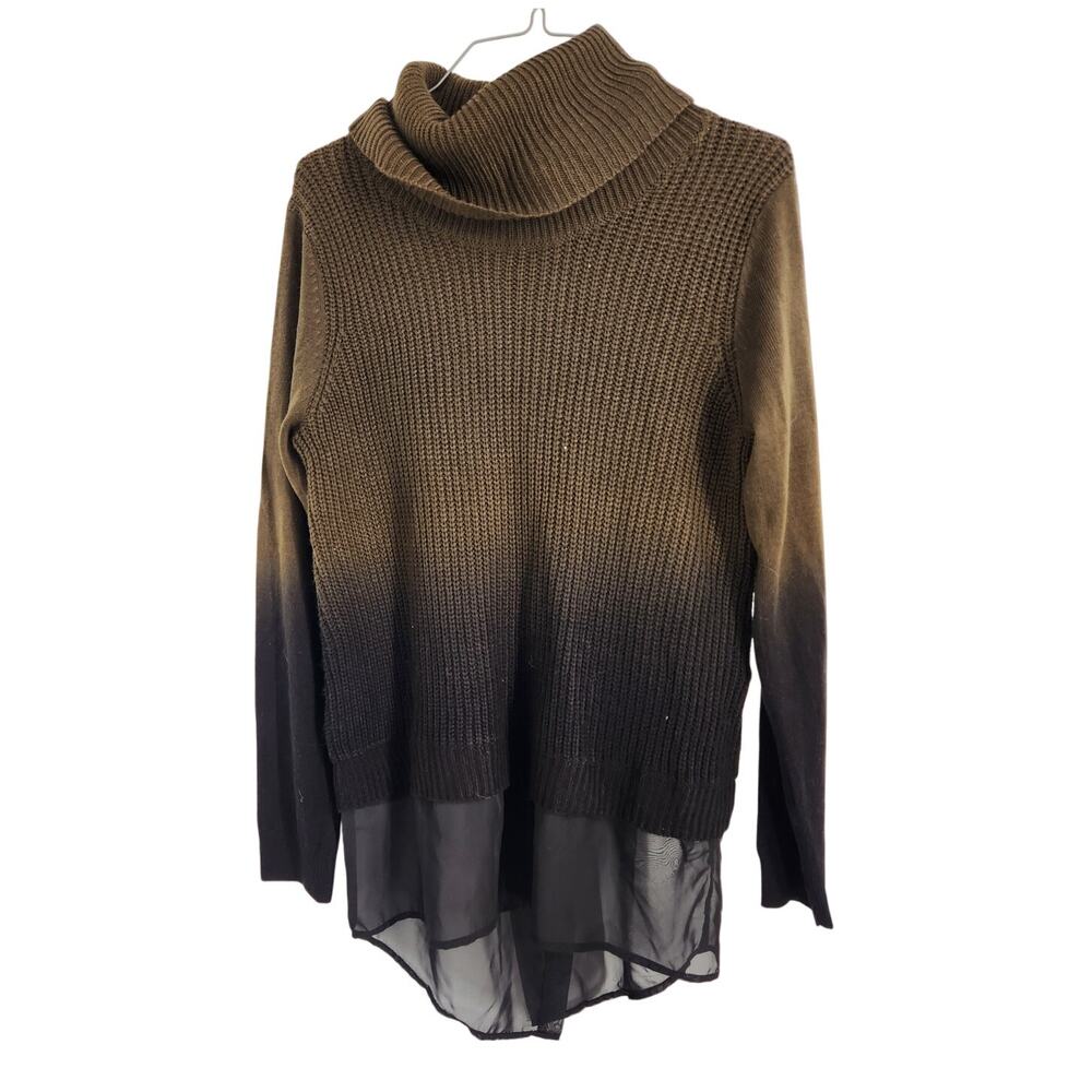 Soho Cowl Neck Long Sleeve Knit Sweater Womens Size Medium M *NWT